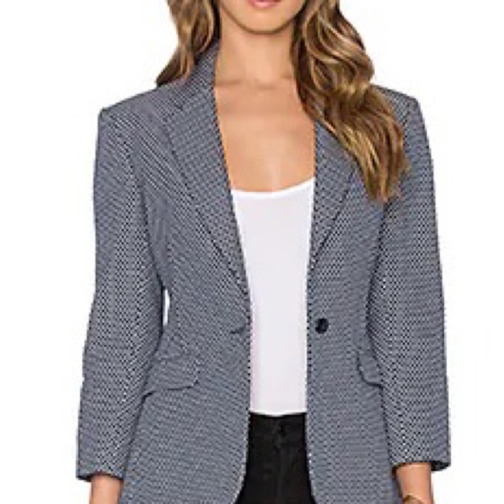 ATM Jacquard schoolboy blazer like new